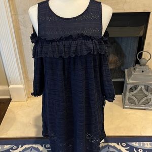 Eyelet lace off the shoulder dress size M. New with tags. Listing #898